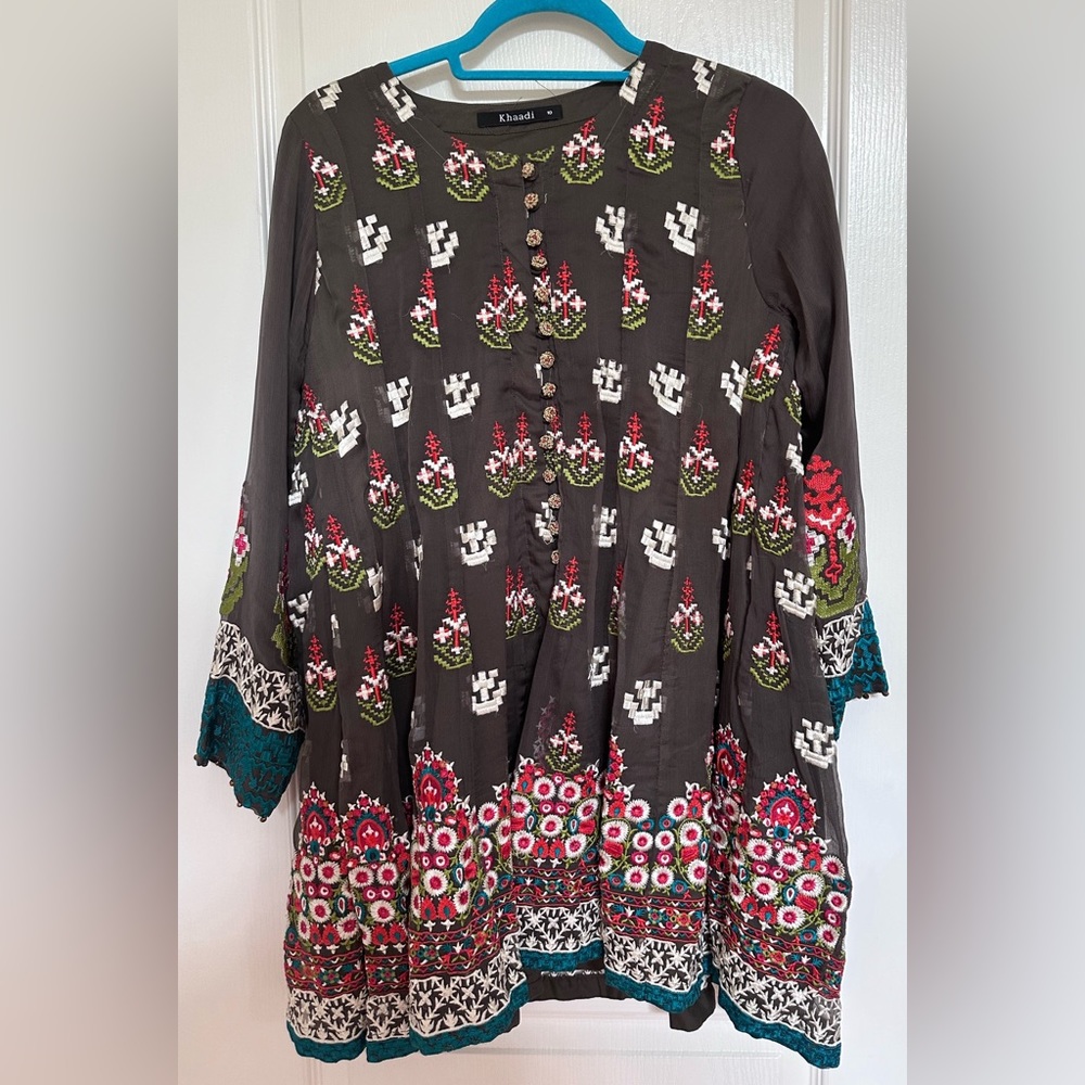 Khaadi Khaas embroidered chiffon Kurta